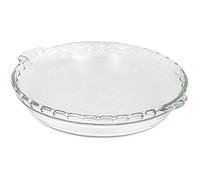Pyrex Bakeware 9-1/2-Inch Scalloped Pie Plate, Clear by Pyrex