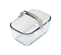 Pyrex Borosilicate Glass Air Fryer Transparent Baking Dish With Removable Handle