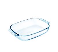 Pyrex Borosilicate Glass Rectangular Roaster with Easy Grip Handles, 39x25cm
