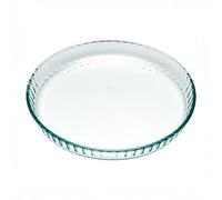Pyrex Classic Bake & Enjoy Glass Quiche Flan Dish 25cm 1.1 Litre Transparent (Pack of 2)