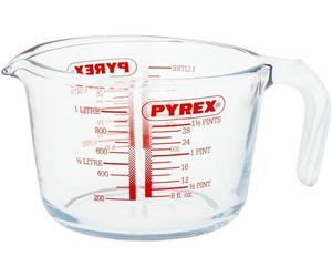 Pyrex Classic Cooking Baking Preparation Kitchen Clear Measuring Jug - 1L