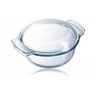 Pyrex Classic Glass - Round casserole with lid, 3.5 l
