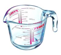 Pyrex GLSMJ1/2PT Glass Measuring Jug, 250 ml - Clear
