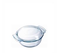 Pyrex Clear Lidded Round Casserole Dish 1.4Ltr (1.1Ltr Dish, 0.3Ltr Lid) (Each)