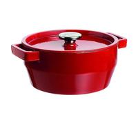 PYREX Slow Cook 4936877 Casserole Pan Round 3.6 L Cast Stainless-Steel Red