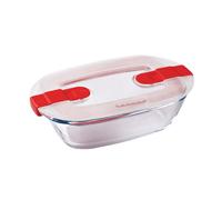 Pyrex Cook and Heat Rectangular Dish with Lid 350ml - [FC366]
