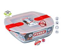 Pyrex Cook and Heat Rectangular, Square, & Round Roaster With Vented Lid