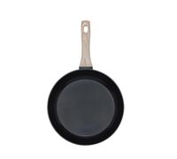 Pyrex - Cook&Care Recycled Aluminium Frying pan - Suitable for All Heat Sources - PFAS-Free Non-Stick Coating - Scratch Resistant - Dishwasher Safe - Wood Effect Handle (Ø26 cm)