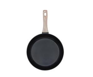 Pyrex - Cook&Care Recycled Aluminium Frying pan - Suitable for All Heat Sources - PFAS-Free Non-Stick Coating - Scratch Resistant - Dishwasher Safe - Wood Effect Handle (Ø30 cm)