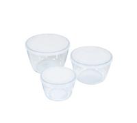Pyrex Cook & Freeze Set Of 3 Round Containers