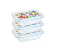 Pyrex Cook&Go - Lunch Box Rectangular 0.8L (Multicolor lid)