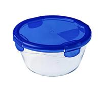 Pyrex Cook & Go â Round Container with Lid 100% Airtight, Food Container, Suitable for oven and Microwave, 20 cm, 1.6 l