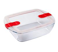 Pyrex Cook and Heat Rectangular Dish with Lid 2.6Ltr - [FC368]