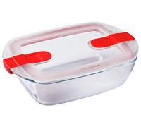 Pyrex Cook & Heat Rectangular 1L Dish With Lid