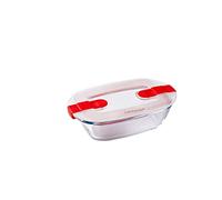 Pyrex Cook and Heat Rectangular Dish with Lid 350ml - [FC366]