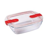 Pyrex Cook and Heat Rectangular Dish with Lid 1Ltr - [FC367]