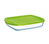 Pyrex Microwave Safe Classic Rectangular Glass Dish Vented Lid 1.6L