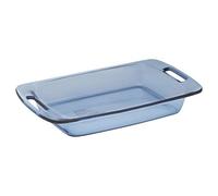 Pyrex Easy Grab 2-Quart Casserole Glass Bakeware Dish with Glass Lid