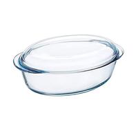 Pyrex Essentials Glass oval Casserole high resistance, 3 L