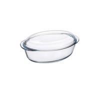 Pyrex Essentials Glass oval Casserole high resistance, 3 L
