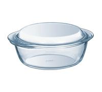 Pyrex Essentials Glass round Casserole High resistance 1.6 L (+ 0.5L Lid)