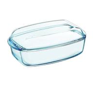 Pyrex Essentials Rectangle Casserole 6.5L Lid Cooking Bakeware Dish Dinner Oven Party Food Cookware Kitchen Home