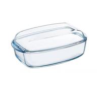 Pyrex Essentials Rectangular Bowl with Lid 45 Litres