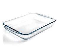 Pyrex Essentials Rectangular Roaster 40 x 20cm Glass Oven Dish Baking Lasagne
