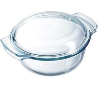 Pyrex Essentials Round Casserole Glass Dish With Lid