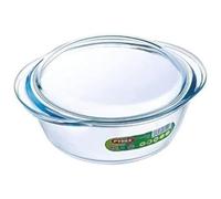 Pyrex Essentials Glass round Casserole High resistance 1.6 L (+ 0.5L Lid)