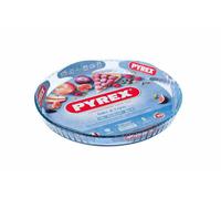 Pyrex flan dish Glass souffle quiche enjoy bake Cook cake pie Ramekin
