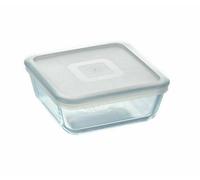 Pyrex Cook&Freeze Recipient Care Glass Size with lid 20.5 x 20.5 x 7.5 cm - Without lid 20 x 20 x 7 cm