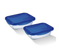 Pyrex Food Storage Container, Blue, 24x18x6cm 912S904