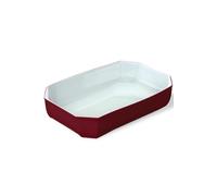 Pyrex Geometric Rectangular Roaster Red Pyrex Red