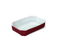 Pyrex Geometric Rectangular Roaster Red Pyrex Red