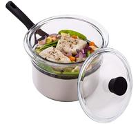 Pyrex Glass Steamer Basket 20cm Kitchen Accessories, With Pan, or double Stream