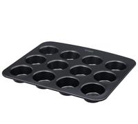 Pyrex - Glide Metal Muffin pan - PFAS-Free Non-Stick Coating - Even Baking - Durable - Practical XL Handle - Dishwasher Safe (12 Muffins)