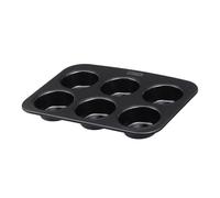 Pyrex – Glide Metal Muffin Pan – PFAS-Free Non-Stick, Even Baking, XL Handle (6 Muffins)