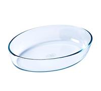 PYREX, Ideal Airfryer, Oval Oven Dish, Resistant Borosilicate Glass, 21 x 13 cm, Homogeneous Baking