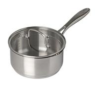 Pyrex, Infinity Saucepan with Lid, Diameter 18 cm, Fixed Handle, Stainless Steel, PFAS Free, Stainless Steel, Suitable for All Heat Sources Including Induction and Oven