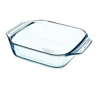 Pyrex Irresistable Borosilicate Glass Square Roaster 29cm x 23cm Transparent (Pack of 2)
