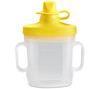 Pyrex Littles (2-PC) Sippy Cup Lid & 5 OZ Pouch, Silicone Baby Toddler Feeding Set, Airtight Leak-Proof BPA Free Non-Breakable Dishwasher Safe, Ages 6 Months +