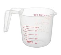 Pyrex Measuring Jug,Plastic Measuring Cup With Scale Handle 250Ml Transparent Measuring Cups Nesting Stackable Container For Liquids Dry Solid