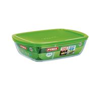 Pyrex Microwave Safe Classic Rectangular Glass Dish Vented Lid 2.6L