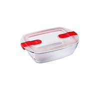 Pyrex Cook and Heat Rectangular Dish with Lid 1Ltr - [FC367]