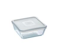 "Pyrex Cook&Freeze Recipient Care Glass Size with lid 20.5 x 20.5 x 7.5 cm - Without lid 20 x 20 x 7 cm