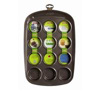 Pyrex® Muffin Tray Steel 38 x 25 x 5 cm Suitable for Oven Maximum Temperature (250°) Easy to Clean