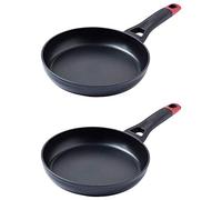Pyrex Frying pan, Aluminum, Black Set