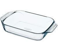 Pyrex Optimum Glass Rectangular Roaster High Resistance Easy Grip 27x17 cm, 1