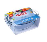 Pyrex Oval Casserole Dish 33 x 20 x 13 cm, Glass, Clear, 33 cm
